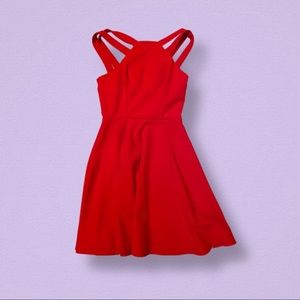 Red homecoming dress